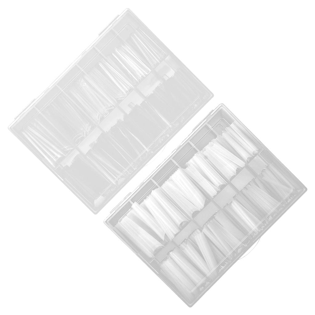 240pcs Extra Long Nail Tips Artificial French False Nail Tips for  Nail Salon