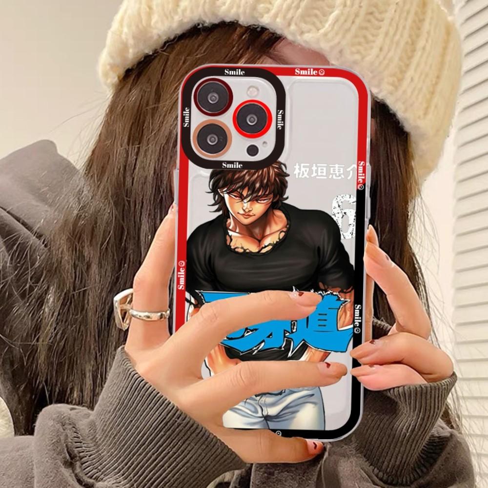 Чехол для телефона Baki из японского аниме для iPhone 15 14 13 12 11 Pro Max XS X XR Mini Защитная крышка