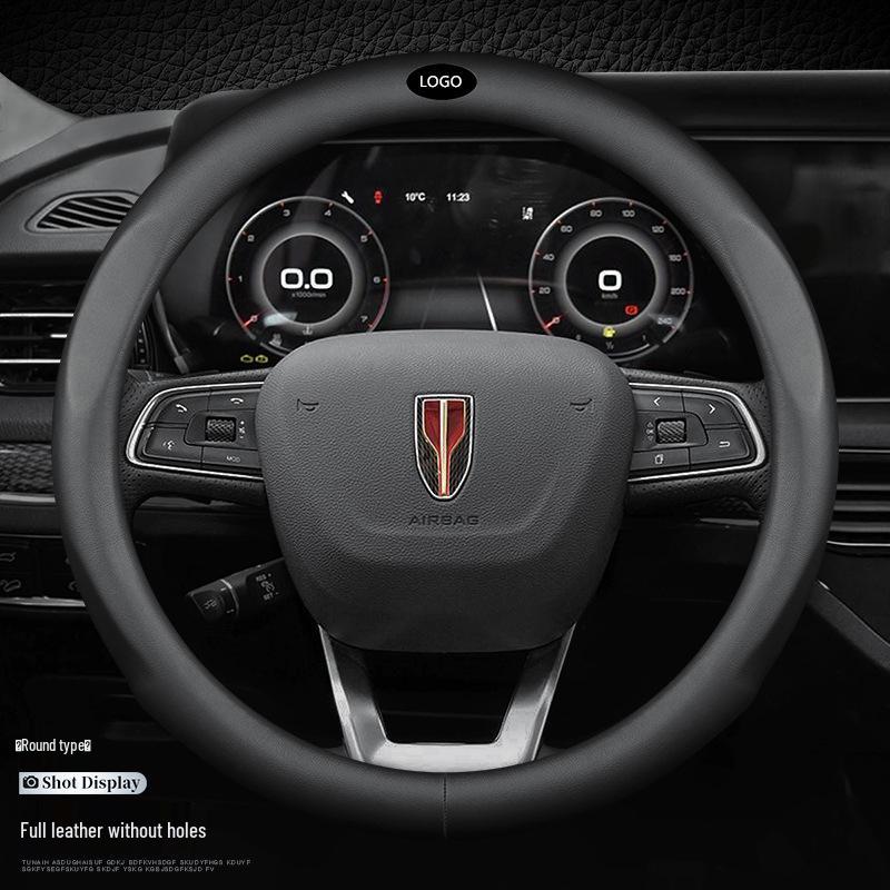 Ultra-thin Genuine Leather Steering Wheel Cover for Hongqi H5/H7/H9/HS7/HS5/E-HS3/E-QM5