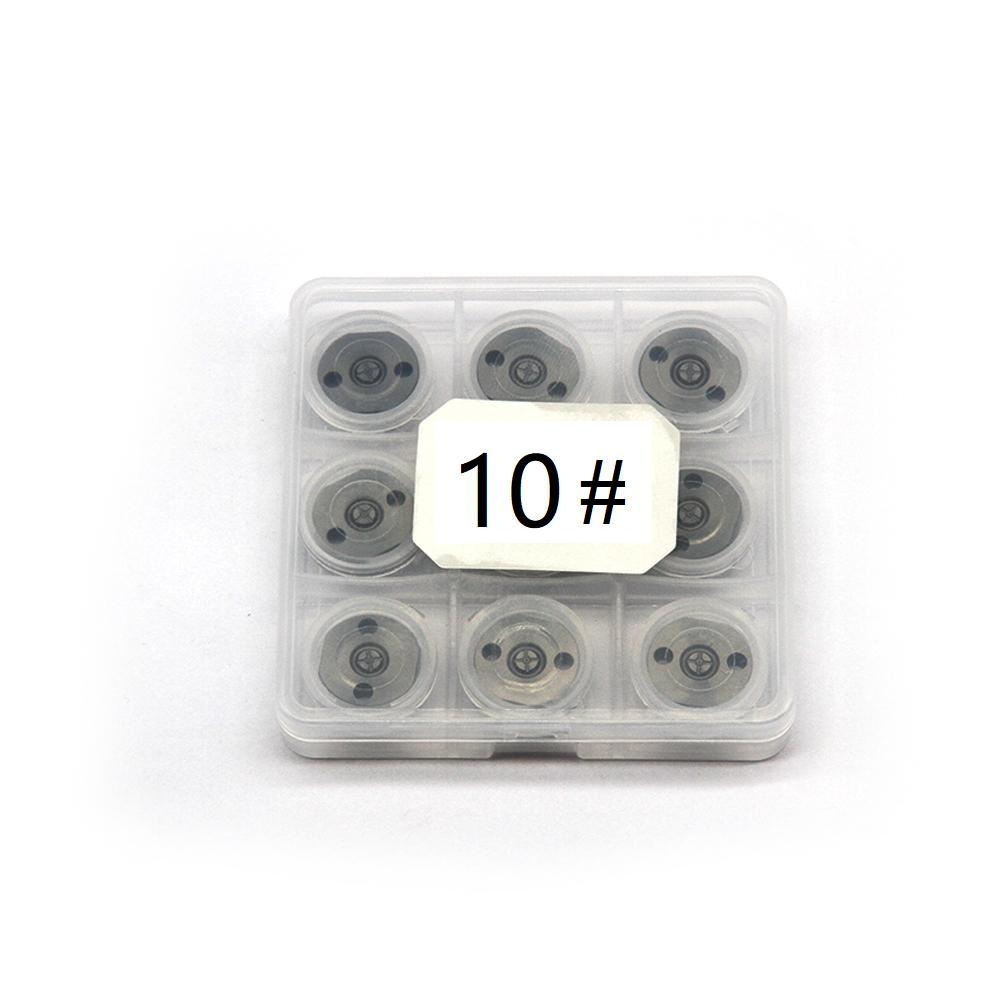 9PCS 7# 10# Best Control Common Rail Densoy Valve Orifice Plate for Injector 23670/30300/30080 09500-5125/5214/5215