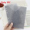 Glitter Loose-leaf Notebook Shell Acrylic Binder Notebook Shell Scrapbook Cover  School Office