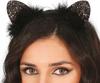 Cat Ears Headband Glitter Cat Ears Black Cat Carnival Hen Ball