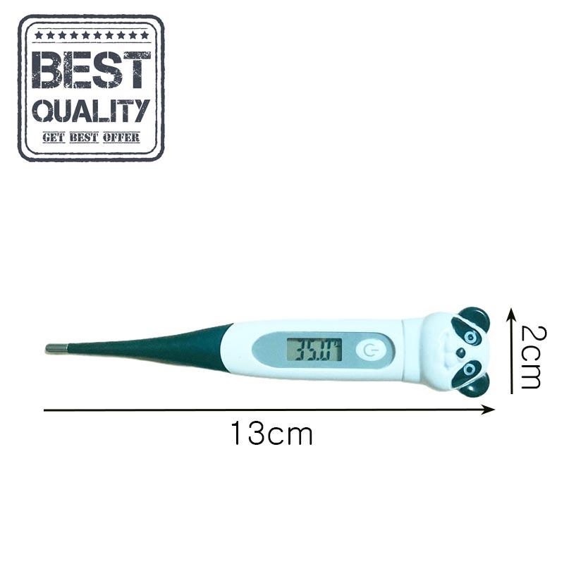 1 шт. Водонепроницаемый базальный термометр цифровой фиберный оральный подмышечный или ректальный электронный ЖК-дисплей мягкий термометр бытовой