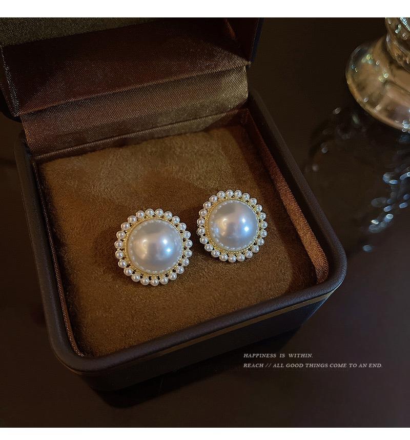 Модные серьги-пусеты с дизайном из искусственного жемчуга для женщин, изысканные украшения для повседневной носки, элегантные свадебные аксессуары