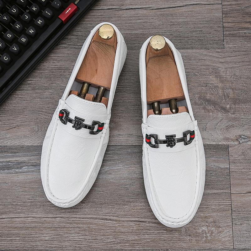 New Spring Men's Shoes Doudou Shoes Men's Viral Trends One Pedal Breathable Soft-soled Loafers Casual Shoes