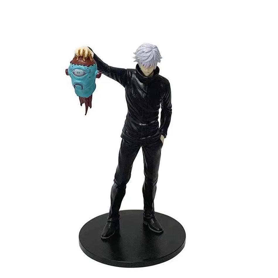 Набор аниме-фигурок Jujutsu Kaisen 19 см Сатору Годжо Фушигуро Мегуми ПВХ Модель Игрушки для Коллекции и Украшения Подарок