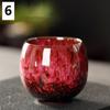 1 шт. Керамическая чашка для обжига Фарфоровые чашки для кунг-фу 110 мл Посуда для напитков Столовая посуда Керамика Посуда для напитков Столовая посуда Кружка для кофе Кружка для вина