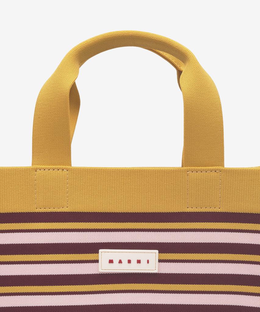 Marni Striped Jacquard Knit Shopper Bag - Multicolor / Shmp0083Q1P6485Zo729