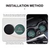 AEG3   Suede Car Coaster Anti-slip Water Cup Heat Insulation Mat Decor For Citroen Grand Berlingo Jumper Celysee Xsara Picasso Aircross