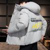 Men's Down and Cotton Jacket Cool and Teenage Winter Outerwear Winter Clothing