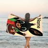 1pc Bing Bunny3 Beach Towel with Custom Name, Beach/Swimming/Bath/Picnic/Camping Towel, Suitable for Seaside Beaches