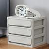 Storage Drawer Multi Layers Stackable Dustproof Desktop Storage Box Organizer for Student Dormitory Home Cosmetics 3