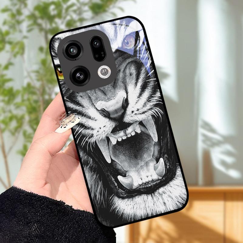 Чехол для телефона OPPO Find X9 Pro FindX9 FindX8 X8Pro Защита камеры Закаленное стекло Задняя крышка Ударопрочный Жесткий ПК Fundas Оболочка