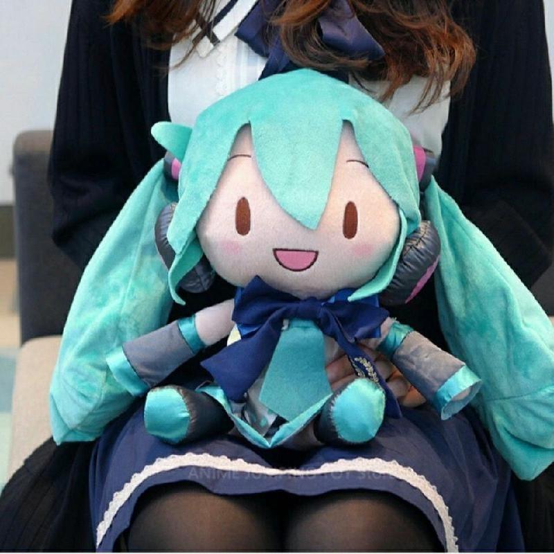 32 см Kawaii плюшевая мягкая игрушка принцесса Мику, плюшевая мягкая подушка, детские куклы Fuwafuwa Fufu Miku, фигурки, милый подарок для детей
