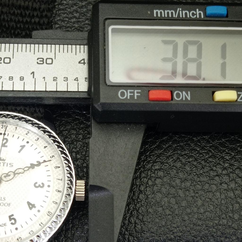 ВОССТАНОВЛЕННЫЕ ШВЕЙЦАРСКИЕ МУЖСКИЕ ЧАСЫ С РУЧНЫМ ЗАВОДОМ, БЕЛЫЙ ЦИФЕРБЛАТ a431625-2 R108-a431625