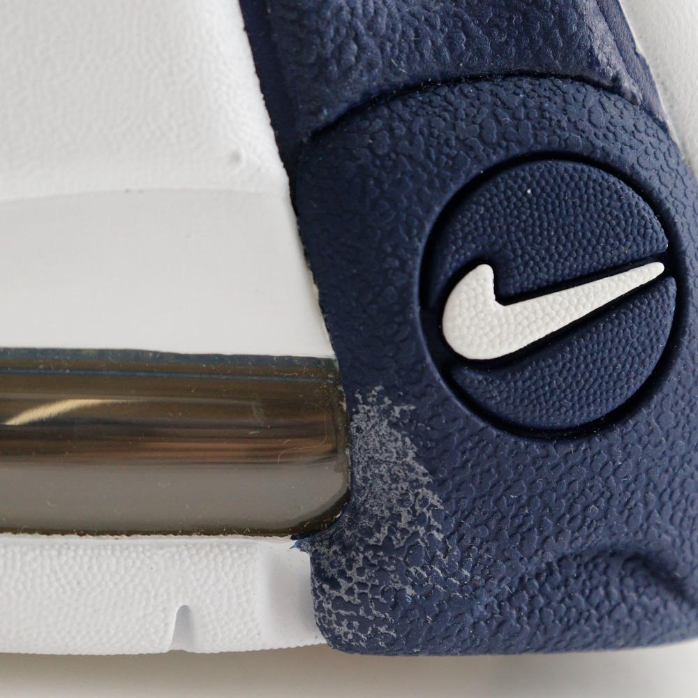 Nike Кроссовки Air More Uptempo Olympics 414962-104 AIR MORE UPTEMPO OLYMPIC Белая / темно-синяя кожа мужские Б/у
