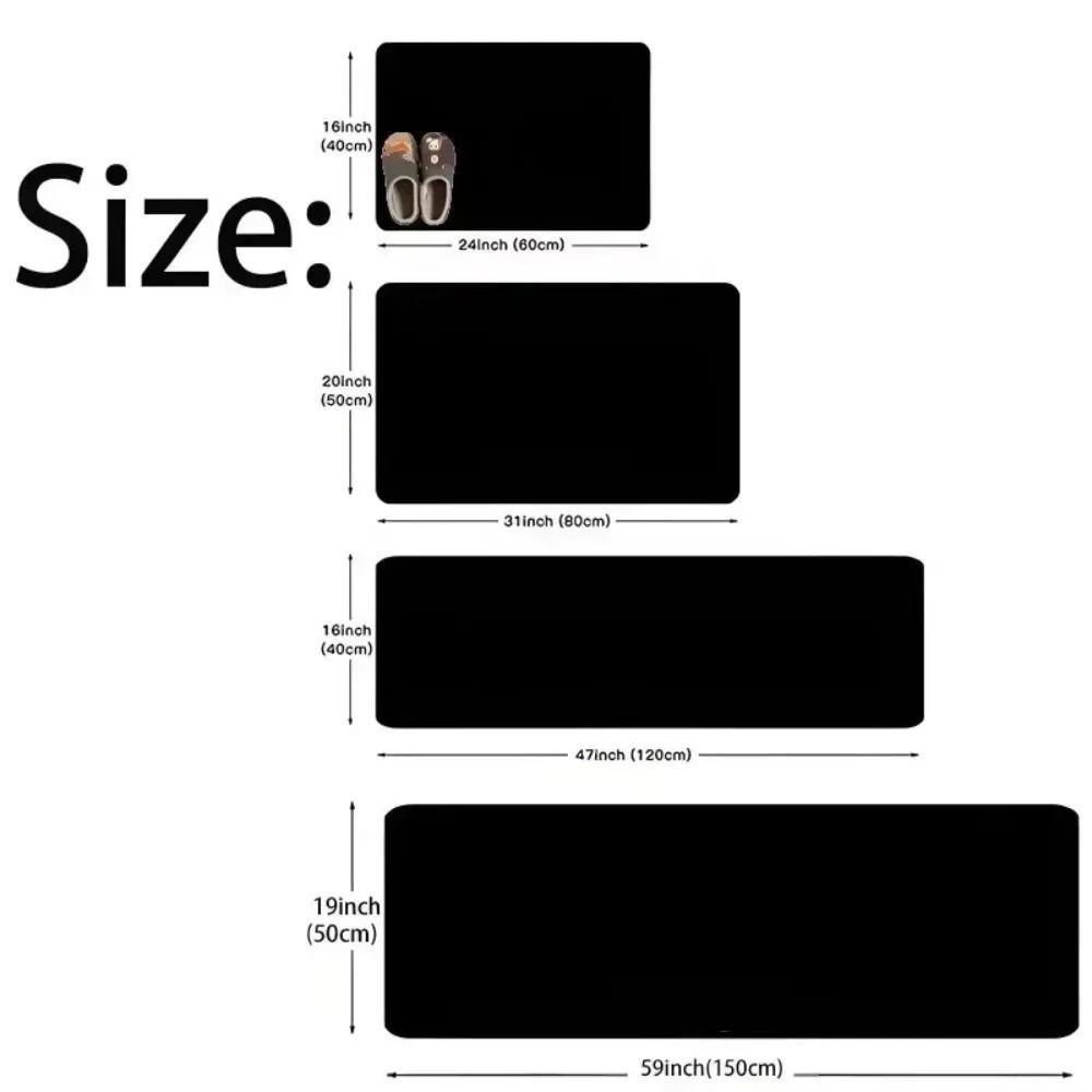 Кухонный ковер, коврик, украшение для дома с кухонной утварью, пищевым узором, нескользящий коврик для пола для кухни, гостиной, домашний коврик