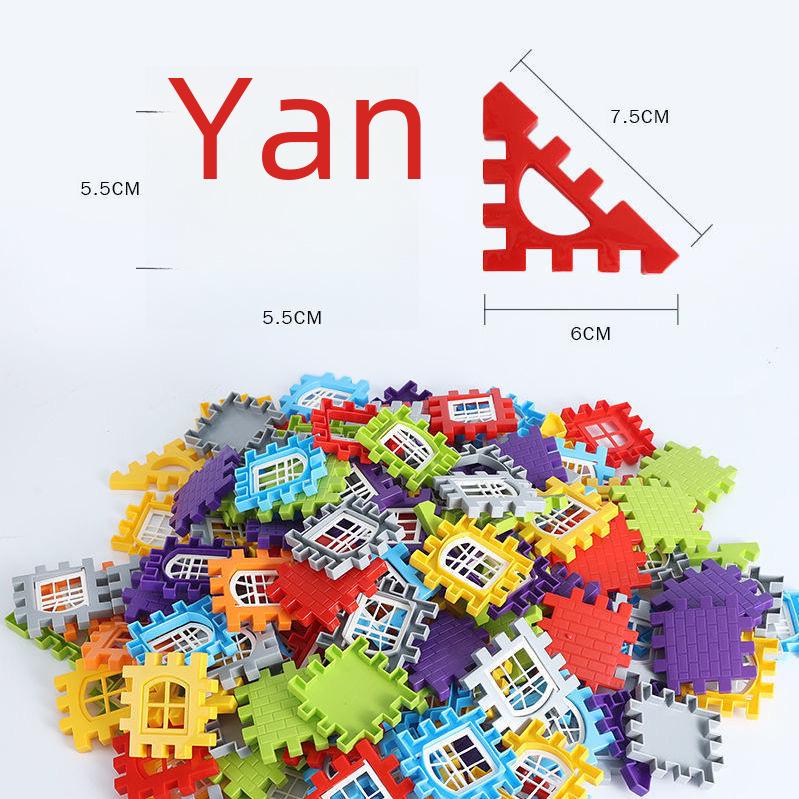 Игрушки-конструкторы для трансграничных перевозок: Детский набор «Замок и дом» из крупных деталей