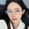 Очки для близорукости для женщин, овальная металлическая оправа, готовые диоптрии -1.5 -2.0 -2.5 -3.0 до -4.0
