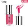 VIBELY Water Light Transparent Glass Lip Oil Mirror Moisturizing, Moisturizing, Smooth, Lip Gloss, Not Sticking Cup Red