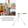 TP-MP Aluminum Prismatic Pole Tripod with Clamp for Total Station Surveying, Adjustable Height 24.4"-34.6", for Survey Poles, Rover Rods, GPS Poles, a