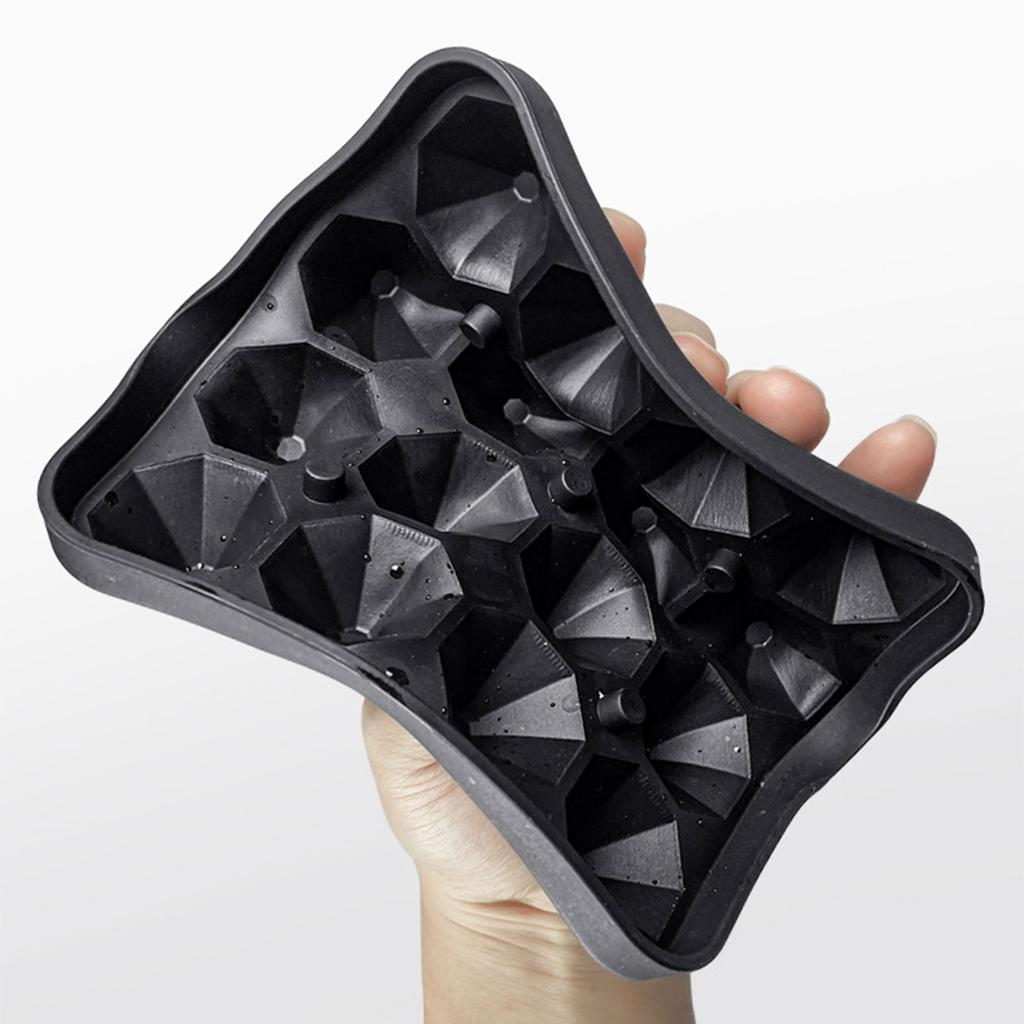 16 слотов Форма для кубиков льда Многофункциональные силиконовые формы Машина для приготовления кубиков льда в форме ромба Форма для кубиков льда Формы для кубиков льда своими руками