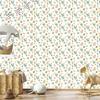 Leaves Wallpaper White and Cream for Living Room and Bedroom 50x1000