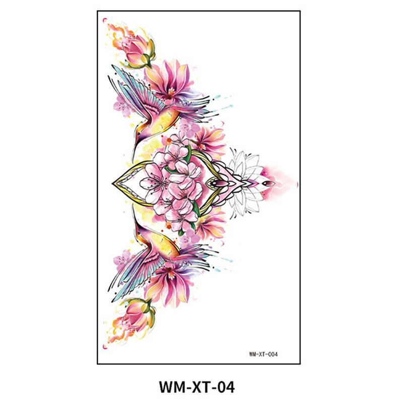 Flower Waterproof Temporary Tattoo Sticker Fake Tattoo Body Art Arm Women
