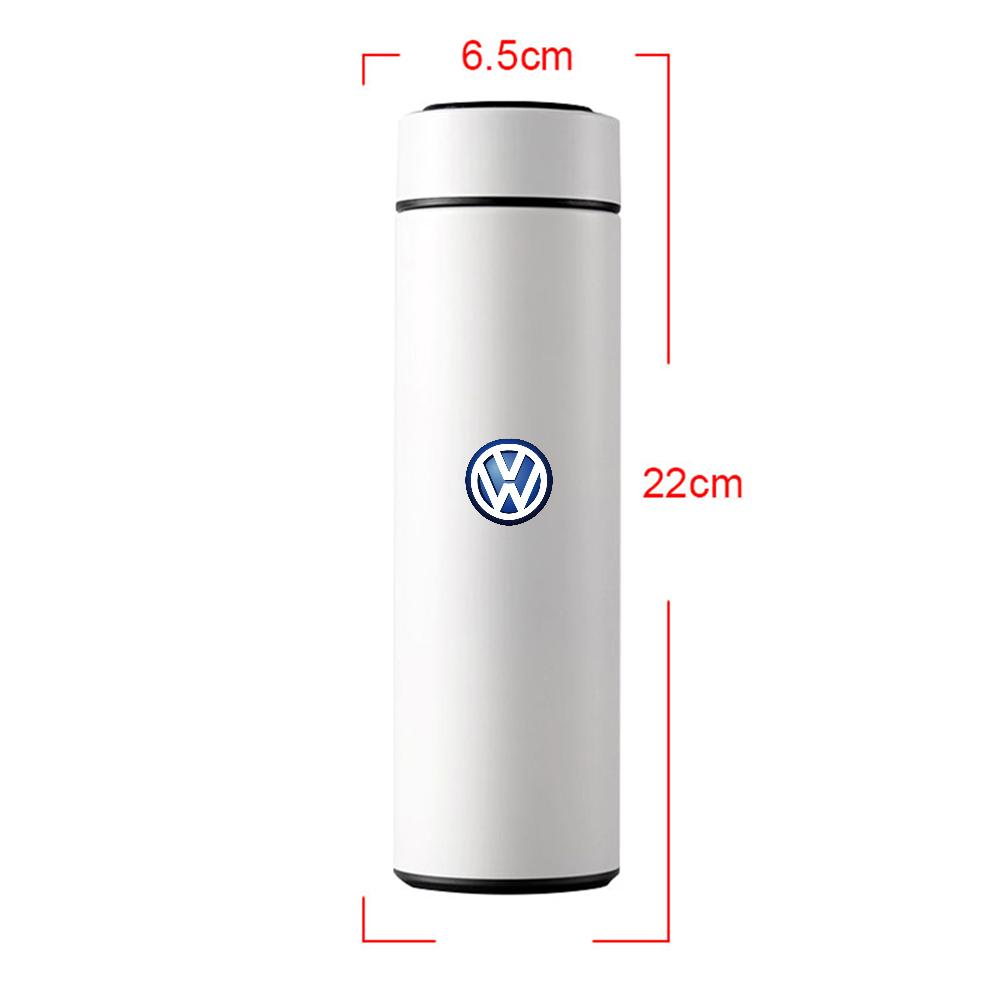 xyz1 Thermos Bottle Smart Cup With Temperature Display 304 Stainless Steel Insulated Vacuum Cup For VW Rline Polo Valve Accessories