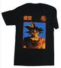 Летняя футболка Dragon Ball Z для мужчин с принтом Goku Kame Kanji, Аниме-графика, Короткий рукав, Оверсайз, Уличный стиль, Свободный крой, Футболка для фанатов аниме