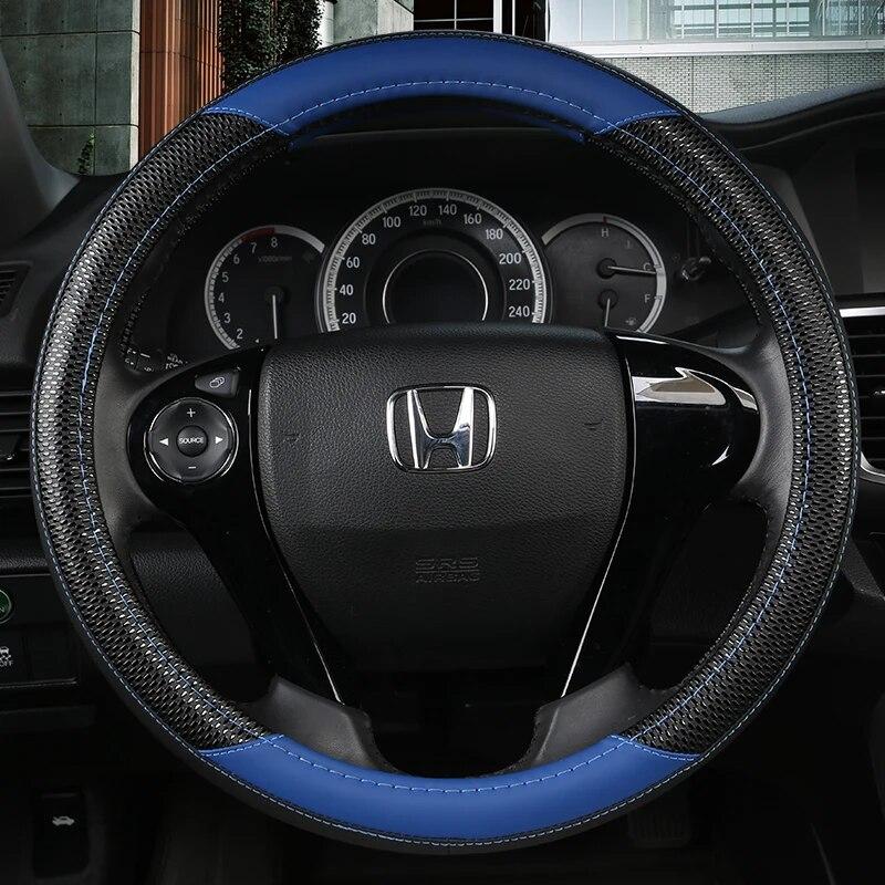 Чехол на руль автомобиля из искусственной кожи для Honda Accord 9 2013-2017 Crosstour 2013-2015 Odyssey 2013 2014 2015 Автоаксессуары