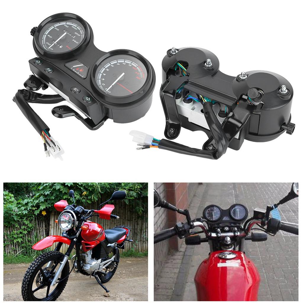 Motorcycle Instrument Digital Display Tachometer Speedometer Odometer Fit for YBR 125