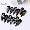 60Pcs/Box Snake Nail Charms with Rhinestones Elegant And Fashionable Nail Art Accessories for Women And Girls