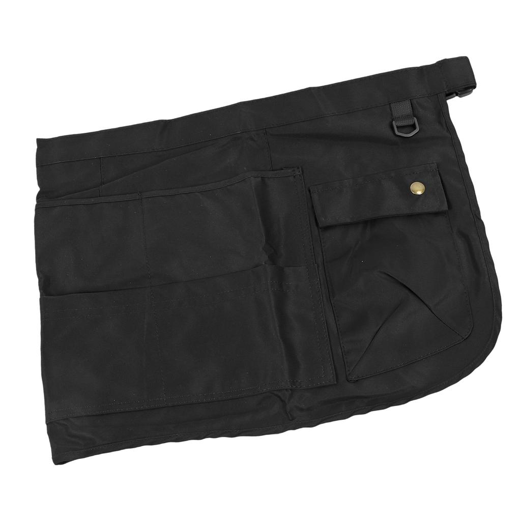 Half Apron Tool Pouch Belt Adjustable Gardening Tool Waist Bag Belt with Multi Pockets Makeup Artist Waist Apron