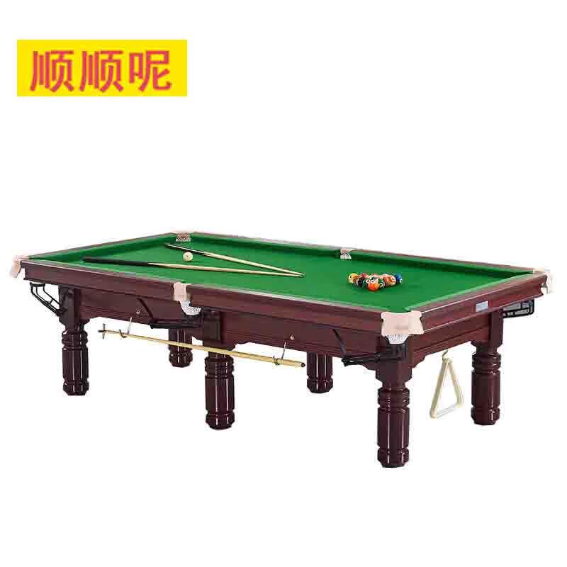 Shunshunni Marble Top Chinese 8-Ball Pool Table