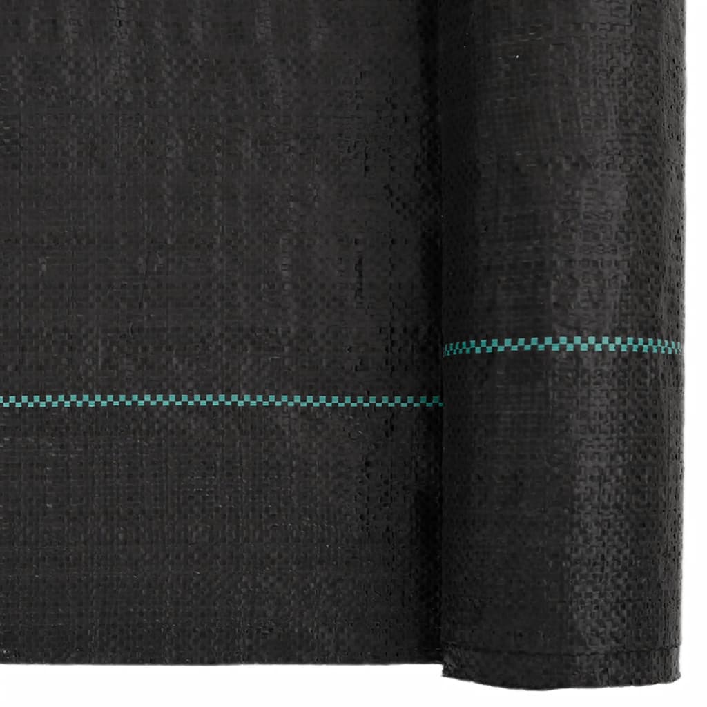 Vidaxl Agrowłóknina Antychwastowa, Czarna, 1X50 M, Pp