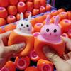 Забавная всплывающая медленно восстанавливающаяся мягкая игрушка в виде сыра и мыши, чашка для рук, антистресс, чашка с белкой, игрушки для детей и взрослых