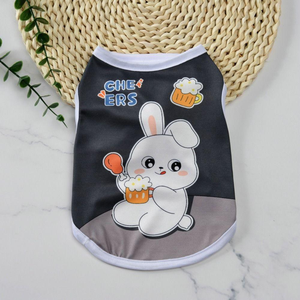 Small Dogs Dog T-Shirts Sleeveless Cat Puppy Clothes Cute Pet Vest