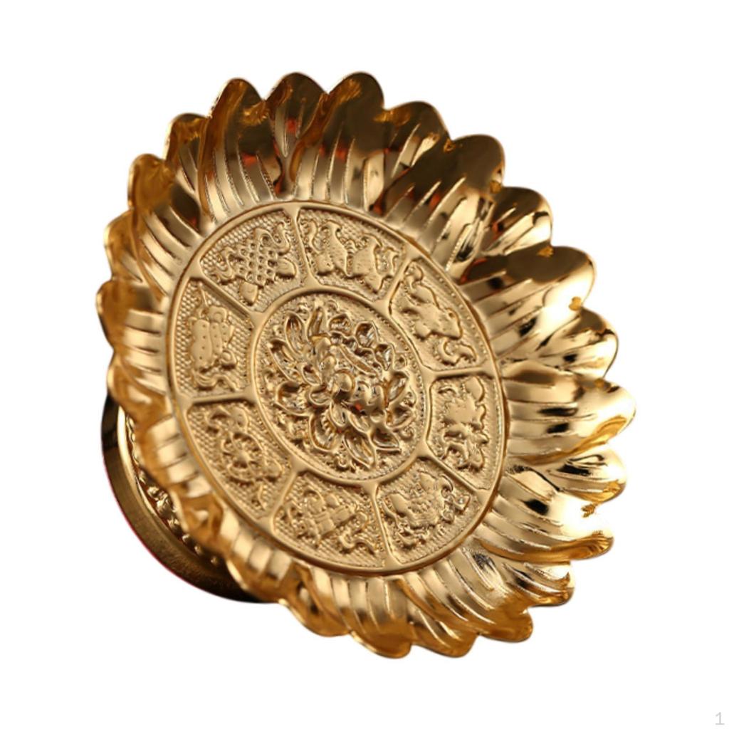 Буддийская фруктовая чаша на ножках для еды, десерта, закусок, лотосный поднос, храм для стола