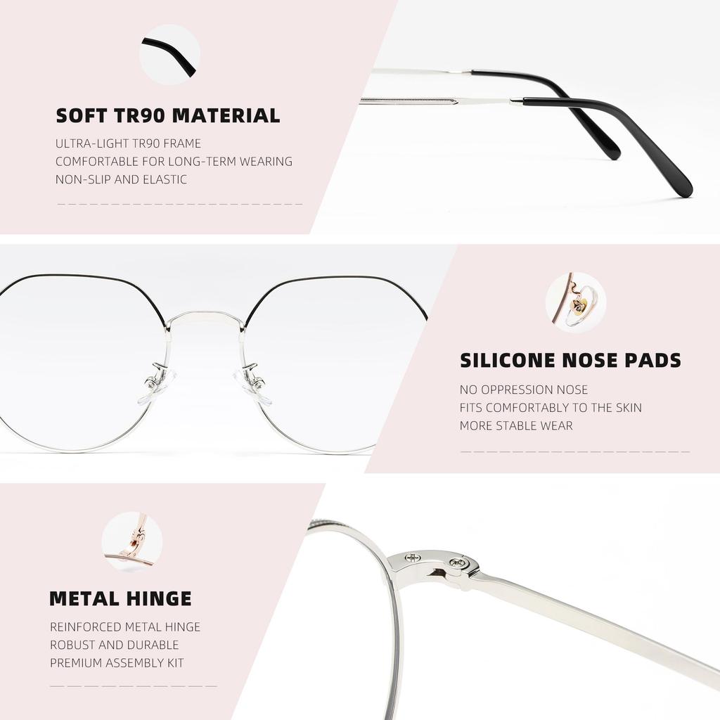 SPEEDHYUN Advanced Blue Light Filter Glass Glass для длительного использования экрана и чтения