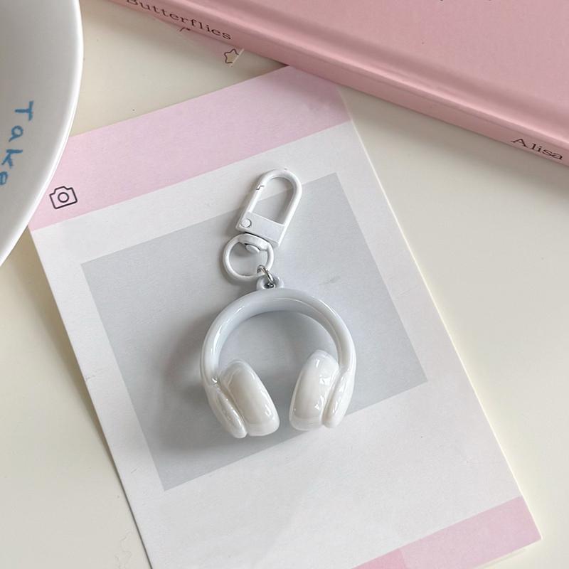 1 шт. Брелоки DIY Аксессуары Подвески для сумки Милые 3D Форма наушников Y2K Украшение Креативные Подвески для мобильного телефона Смешные Разноцветные