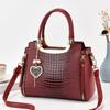 2024 New Simple Elegant Tote Shoulder Bag Ladies Solid Color Handbag All-Match Classic Womens Work Handbag Ladies Crossbody Bag