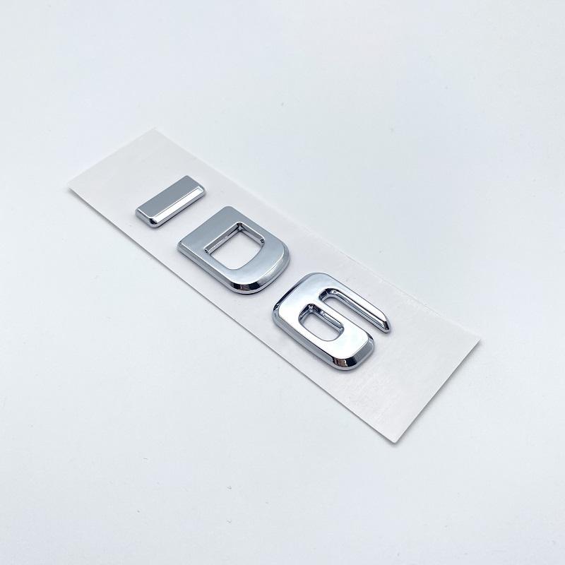 3D плоские буквы ABS эмблема GTX GTC ID4 ID6 для Volkswagen автомобиля задняя дверь крышка багажника заводская табличка значок логотип наклейка хром