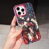 Arknights Чень Желе Двухслойный Розово-Красный Чехол для Мобильного Телефона для iPhone 17 16 15 14 13 12 11 Air Pro Max Plus Защитный