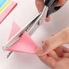 Handmade Big Wave Pattern Tailor Scissors for Non-Fraying Fabric
