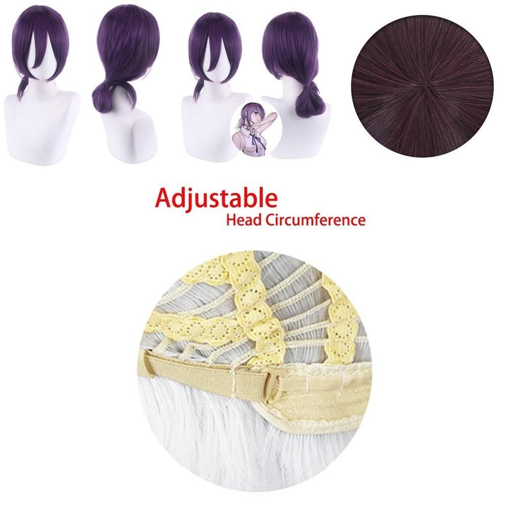 Chainsaw Man Reze Cosplay Wig Horsetail Halloween Party Role Play Props 130 Degrees Heat Resistant