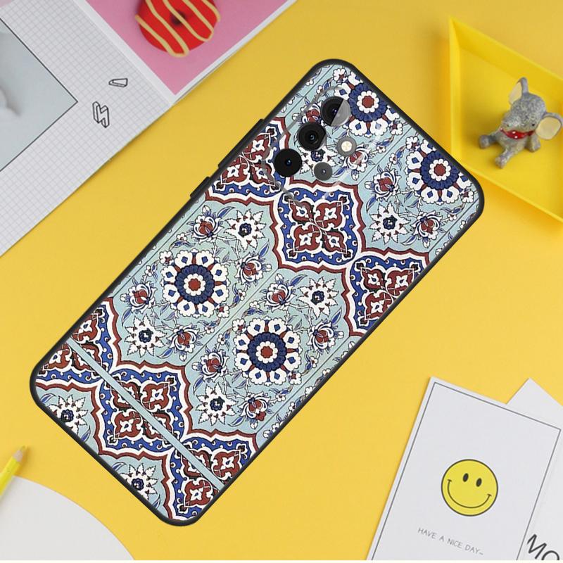 Марокканский узор Для Samsung Galaxy A14 A34 A54 A12 A32 A52 A51 A71 A53 A33 A13 A15 A25 A35 A55 Чехол для телефона