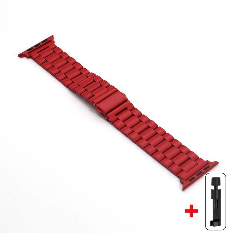 Металлический ремешок для Apple Watch Band 46мм 42мм 44мм 40мм 45мм 41мм Браслет из нержавеющей стали iWatch Серия 10 9 8 7 6 SE2 Ultra 49мм