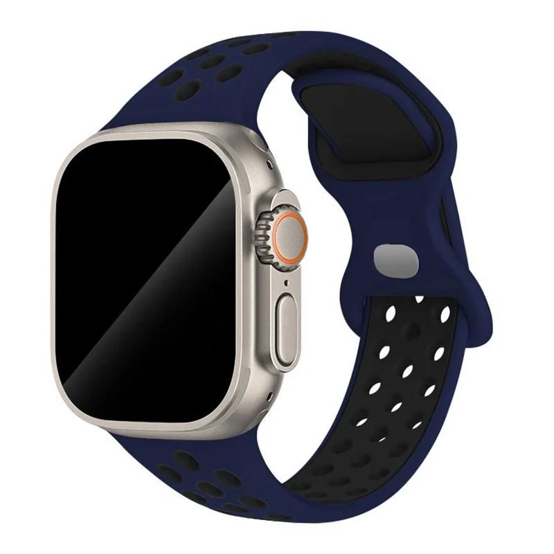 Спортивный ремешок с цветными частицами, резиновый ремешок для Apple Watch 49 мм 46 мм 45 мм 44 мм 42 мм 41 мм 40 мм для IWatch 11 10 9 8 7 6 5 4 3 SE