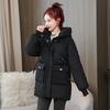 Winter explosion down cotton-padded clothes women's Korean version of fashion cotton-padded clothes women's medium and long thickened loose cotton-pad